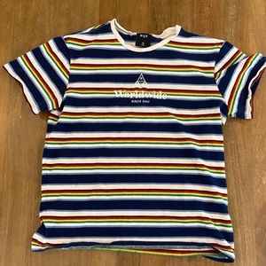 Striped HUF worldwide shirt